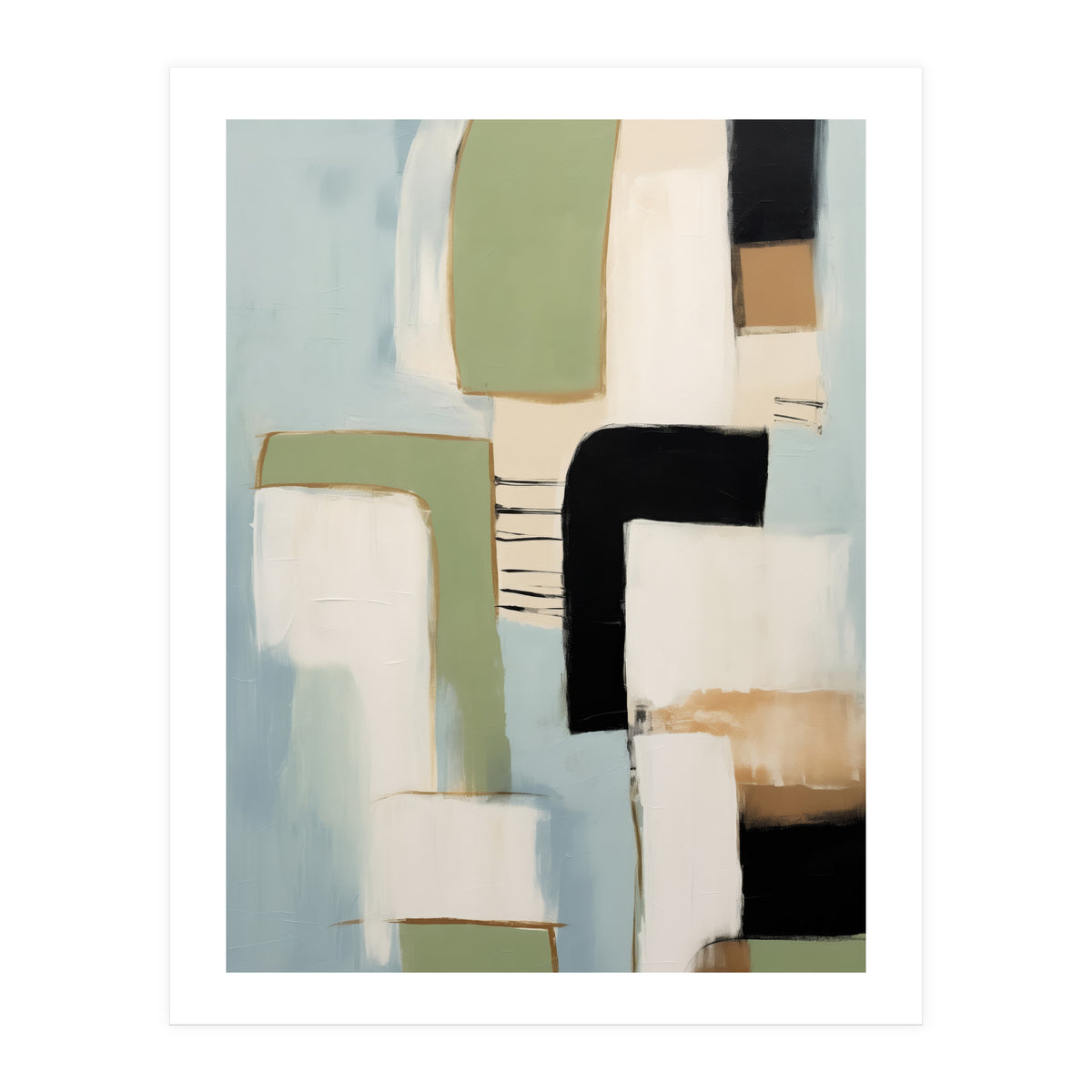 Modern Block Study 1 (Print Only)