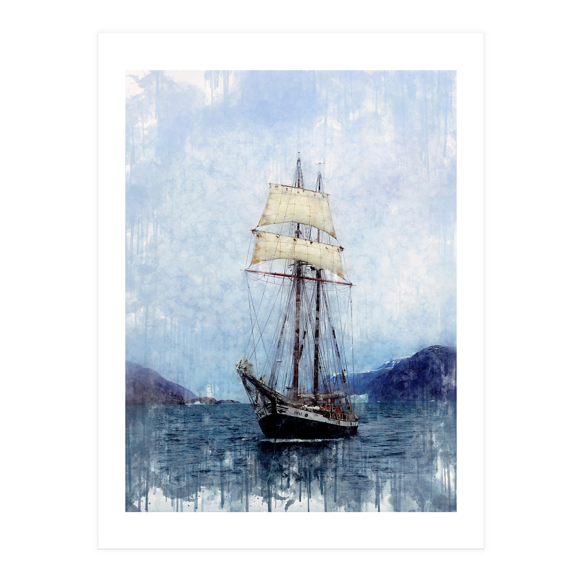 strong determination to start the ship's adventure (Print Only)