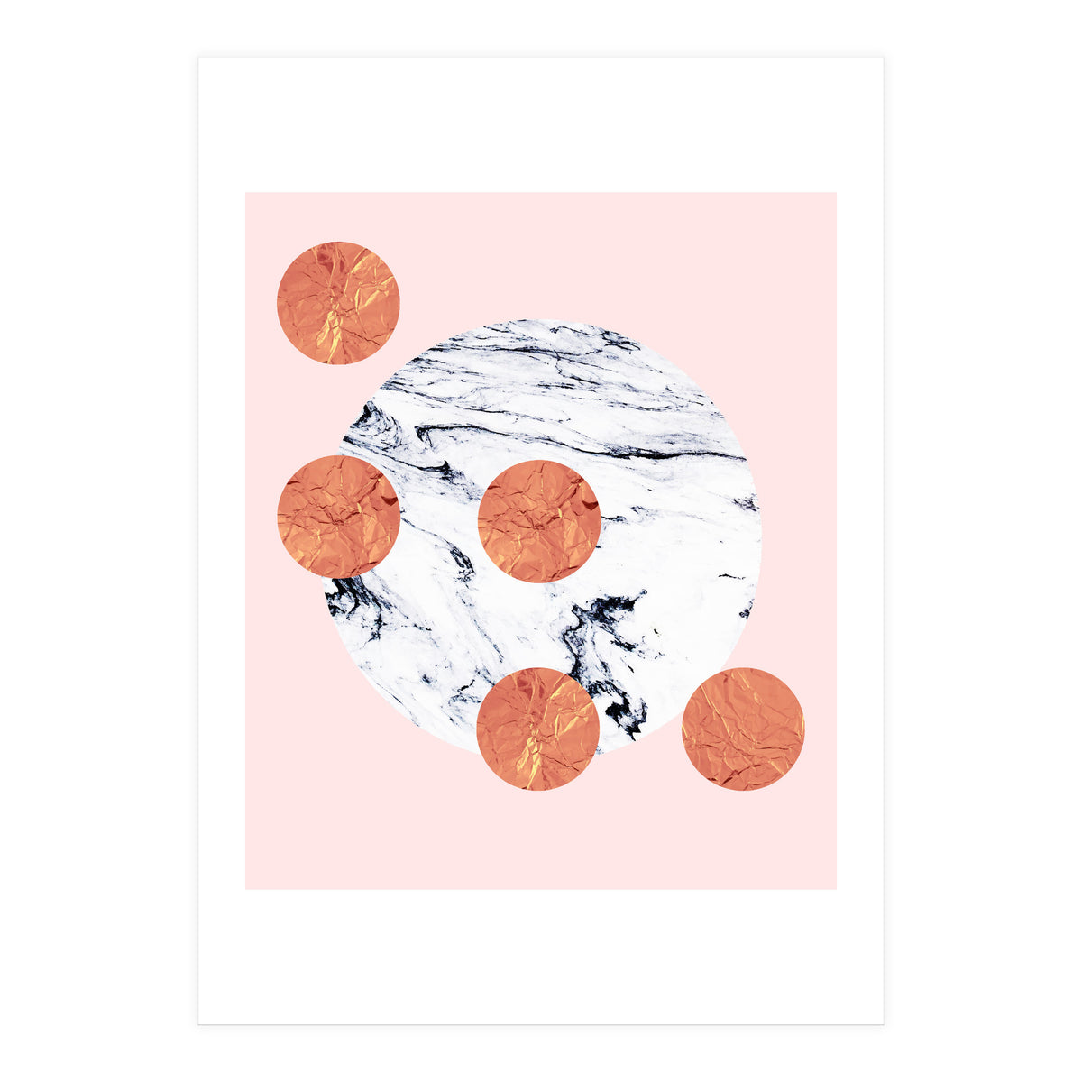 Marble + Pink + Copper (Print Only)