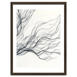Abstract Black Branching Lines Flowing thumbnail