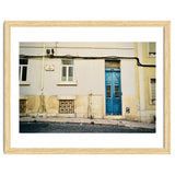 Lisbon Blue door on the street thumbnail