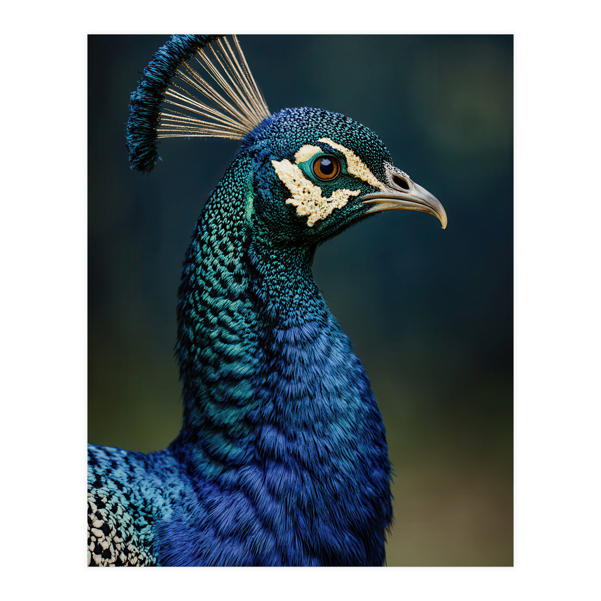 Peacock Portrait Photography (Print Only)