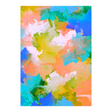 The Power Of Faith, Abstract Watercolor Painting, Pastel Bohemian Colorful Eclectic, Blush Sky 70s Playful (Print Only) thumbnail