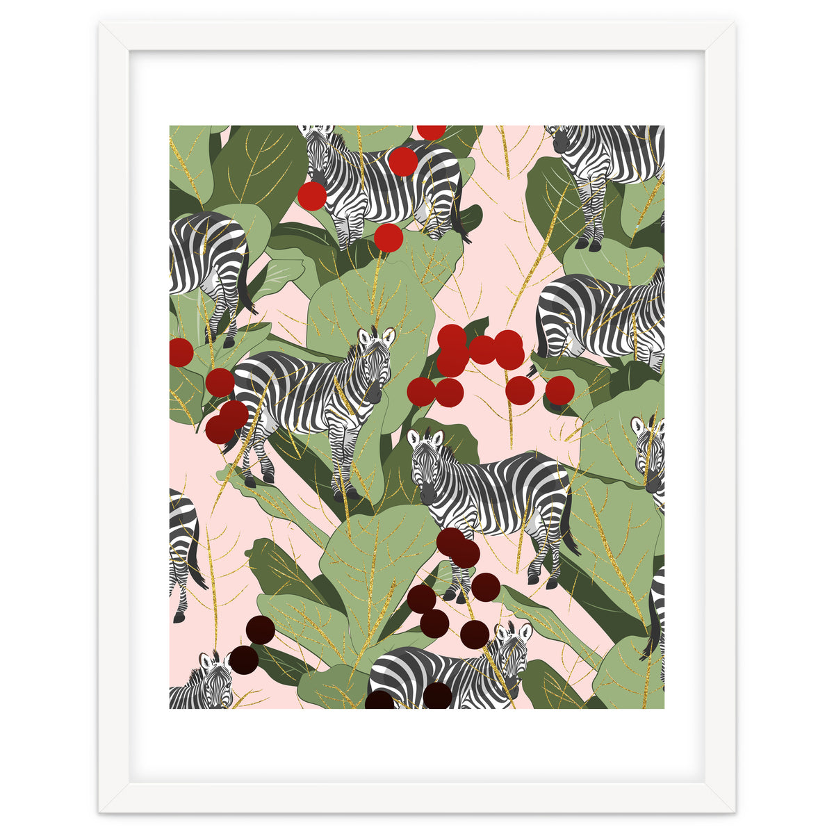 Zebra Harem #society6 #decor #buyart