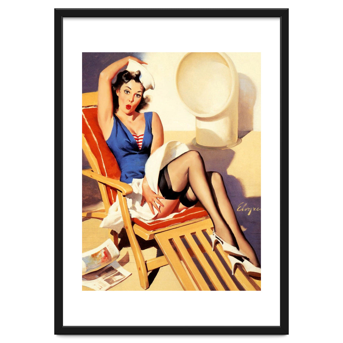 Sudden Wind On The Shipboard Cruiser