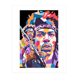 Jimi Hendrix wpap art (Print Only) thumbnail