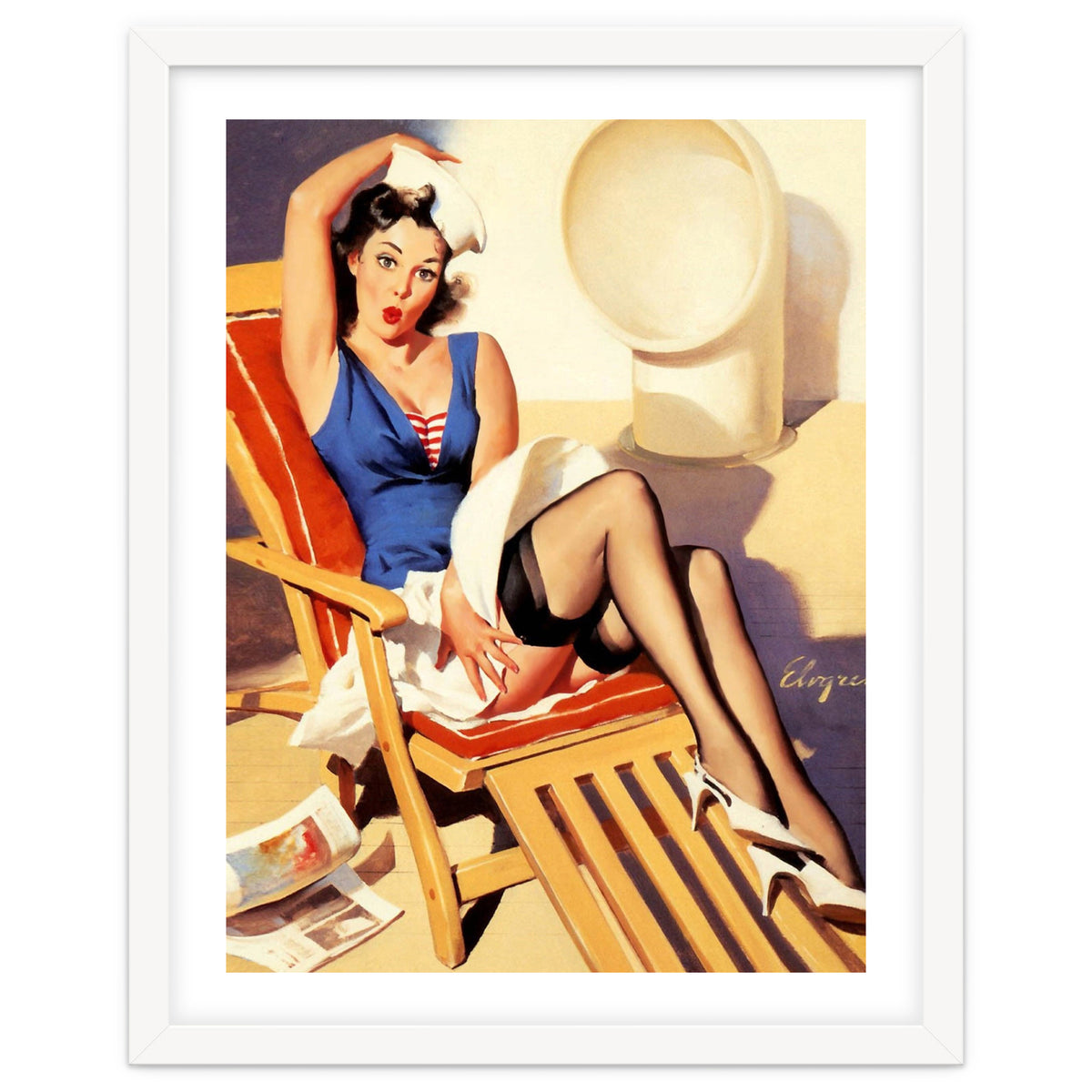 Sudden Wind On The Shipboard Cruiser