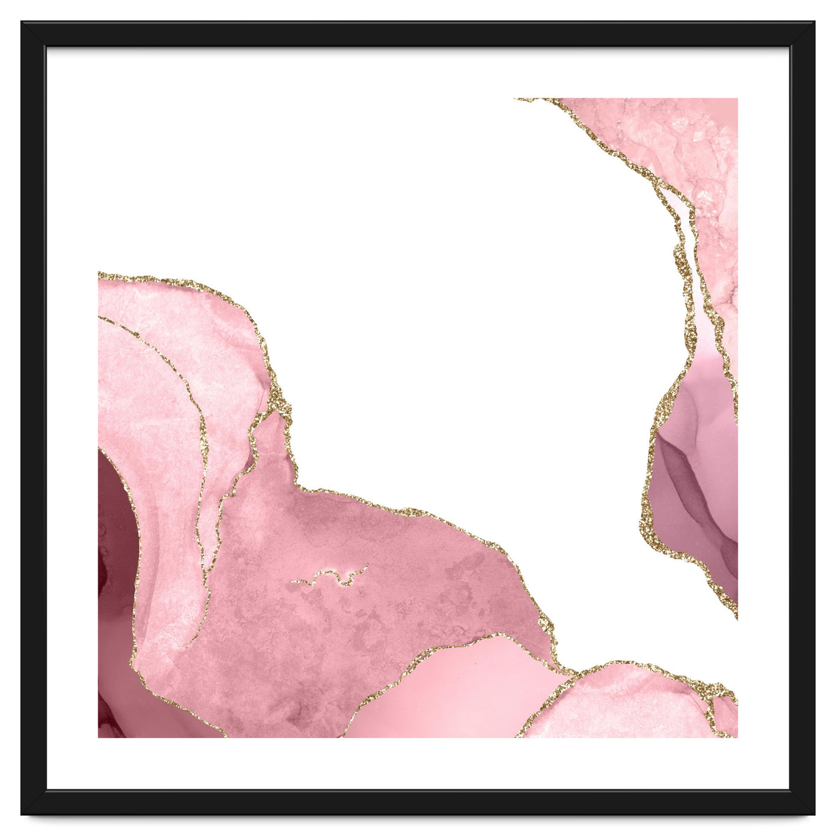 Blush & Gold Agate Texture 07
