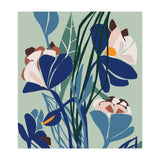 Florals At Night – Modern Illustration Light (Print Only) thumbnail