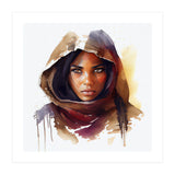 Watercolor Tuareg Woman #3 (Print Only) thumbnail