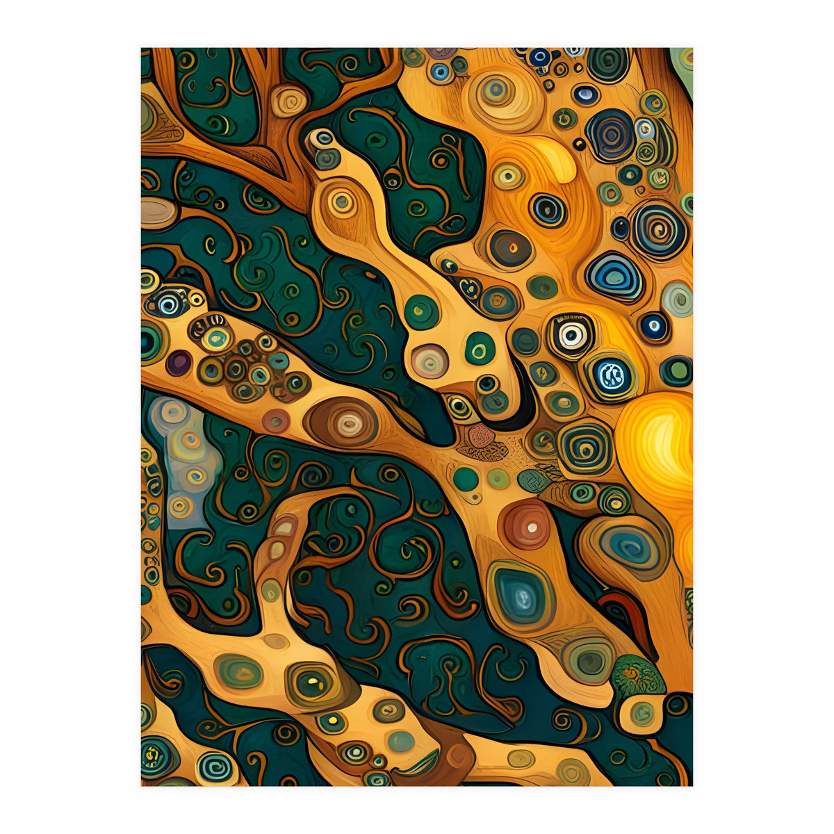 Artificial Masterworks - Klimt van Gogh (Print Only)