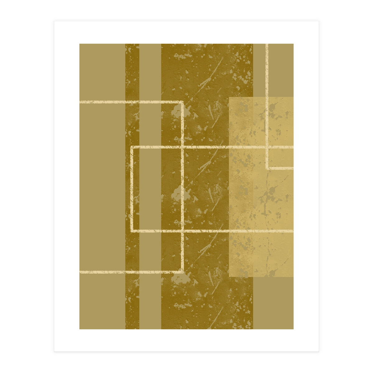 Golden Construction (Print Only)