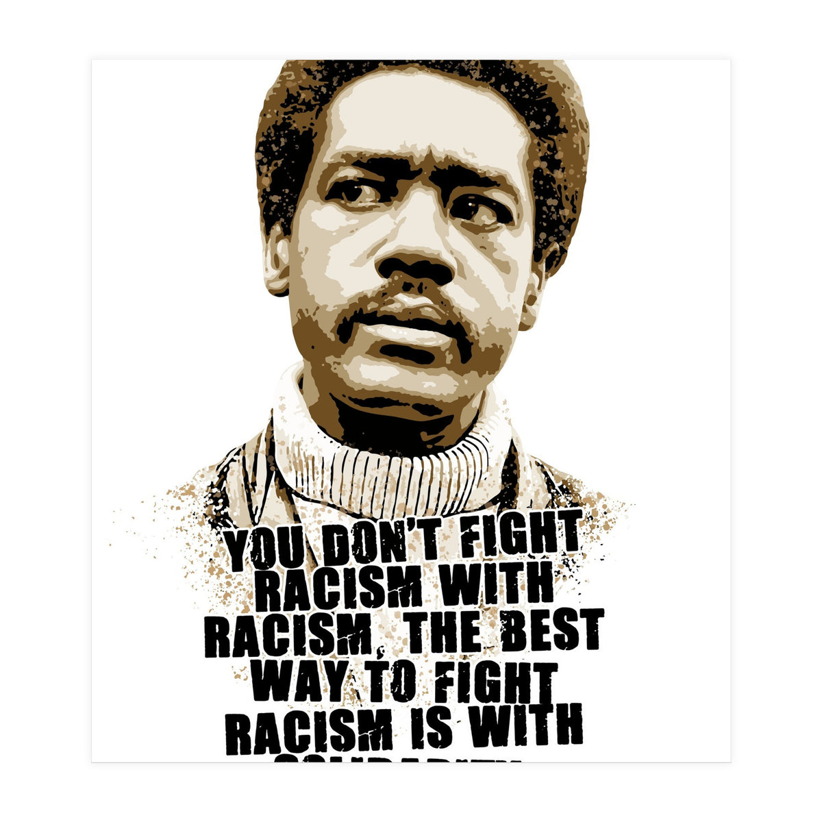 Bunchy Carter American Activist Legend with Quotes (Print Only)