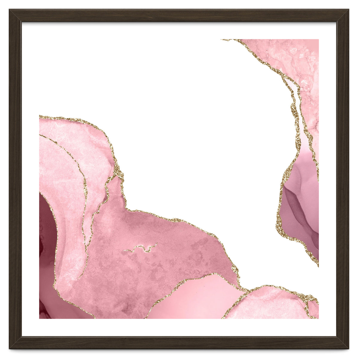 Blush & Gold Agate Texture 07