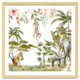 Watercolor Wild Animals Jungle thumbnail