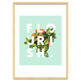 Flourish #society6 #buyart #typography #artprint thumbnail