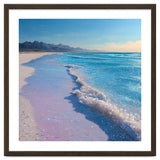 Sparkling Pastel Shoreline with Glittering Turquoise Waves thumbnail