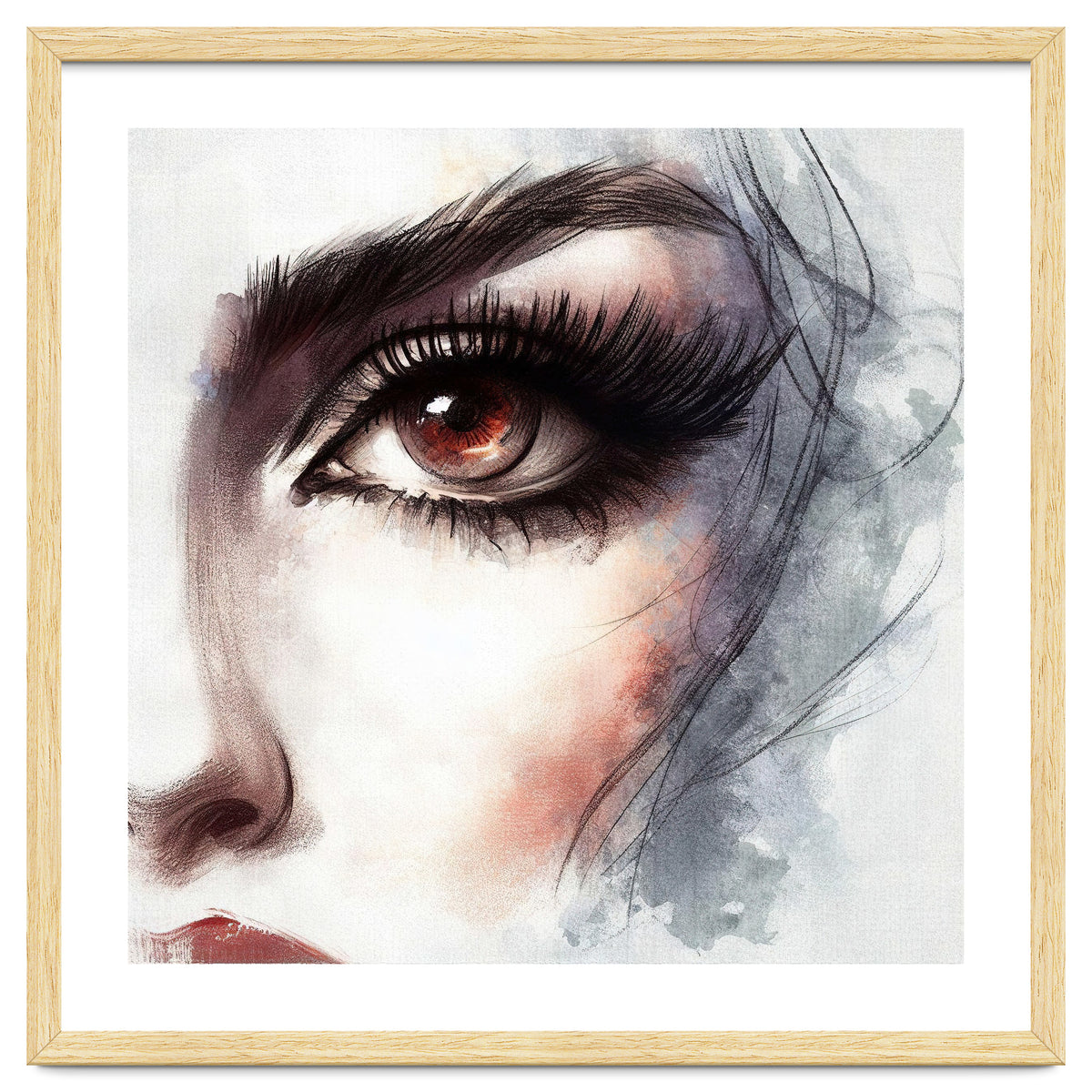 Amber Eye Portrait Fragment