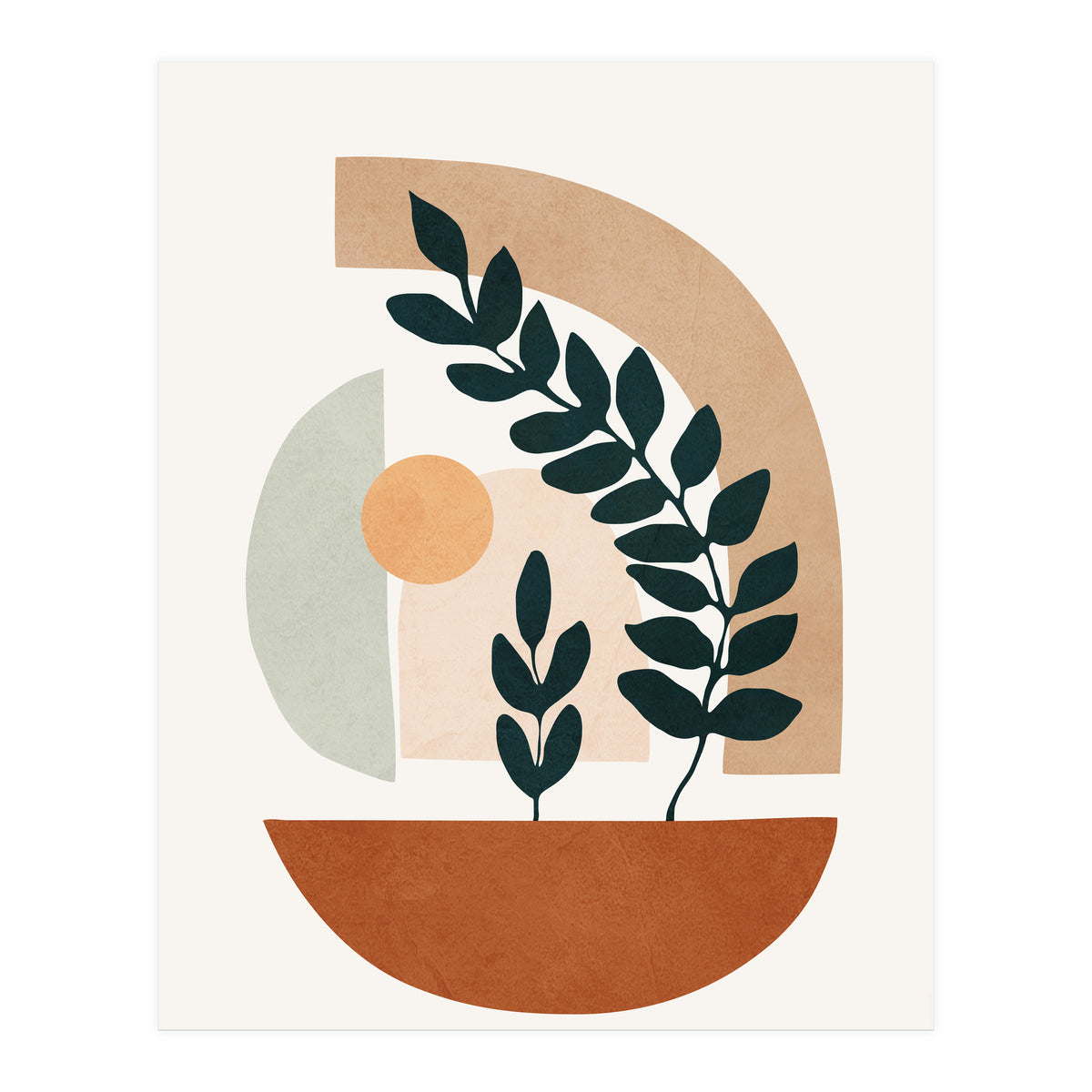 Soft Shapes III (Print Only)