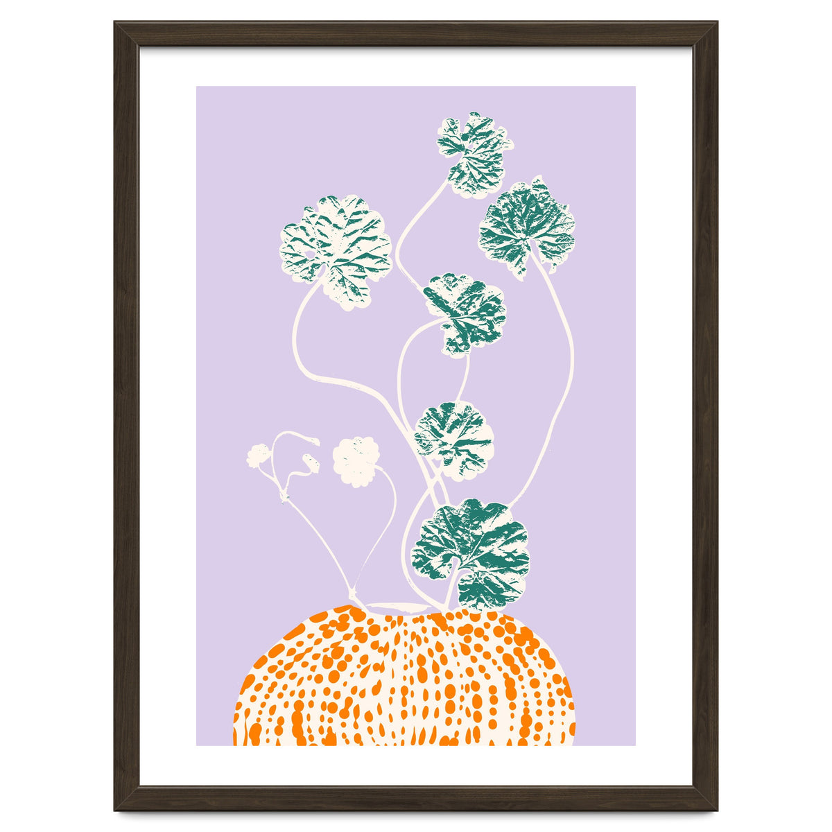 Plant based happyness Ajuga still life