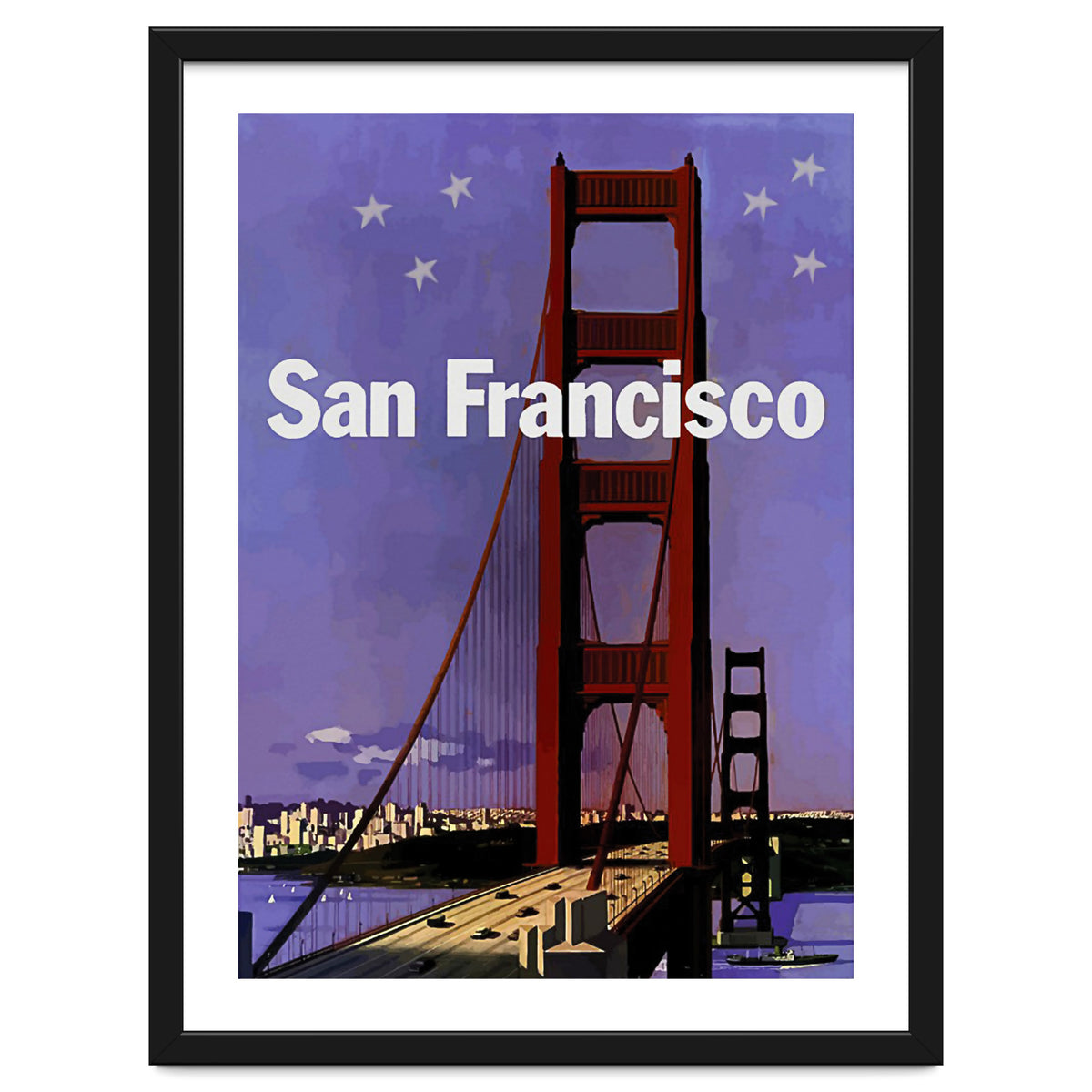 Gold Gate at Night, San Francisco