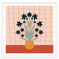 Floral Vase Orange