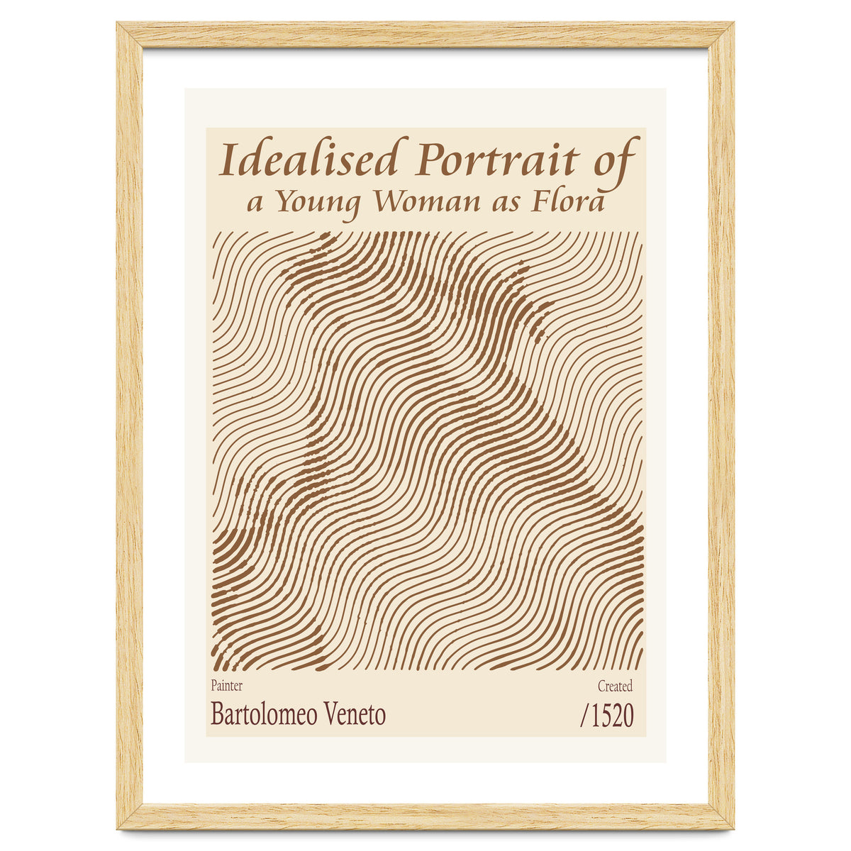 Idealised Portrait Of A Young Woman As Flora – Bartolomeo Veneto (1520)