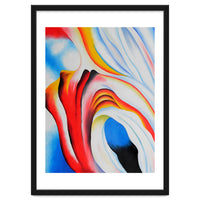 Georgia O’Keeffe – Music, Pink and Blue (1918) | Abstract Modernist Harmony of Color and Emotion