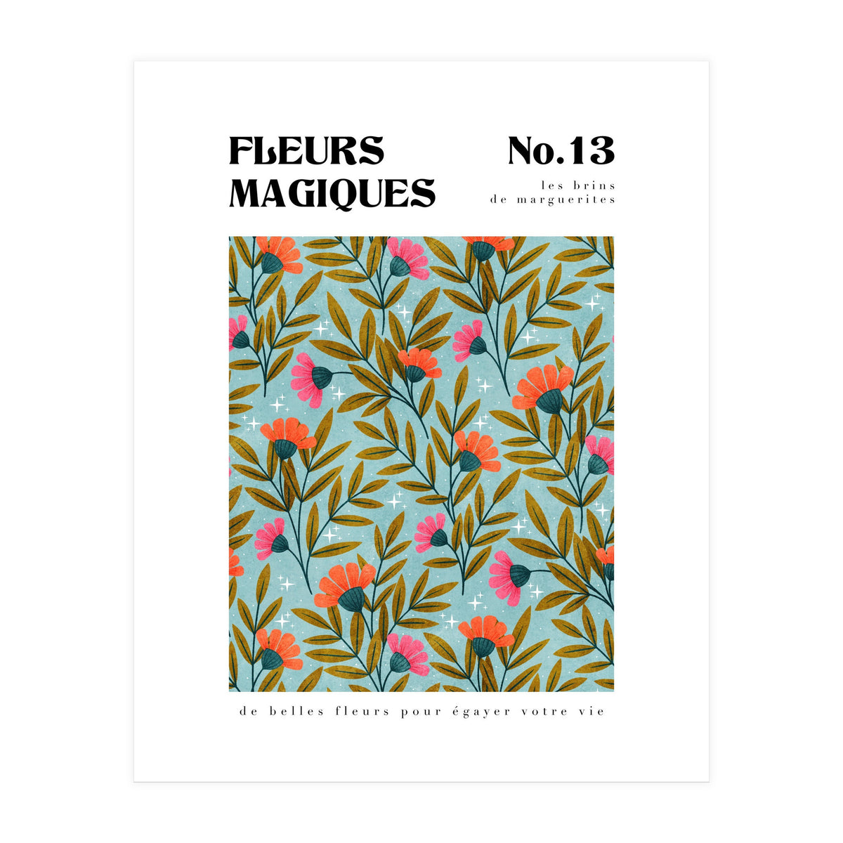 Magical Flowers No.13 Daisy Sprigs (Print Only)