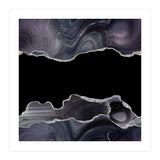 Black & Silver Glitter Agate Texture 03 (Print Only) thumbnail