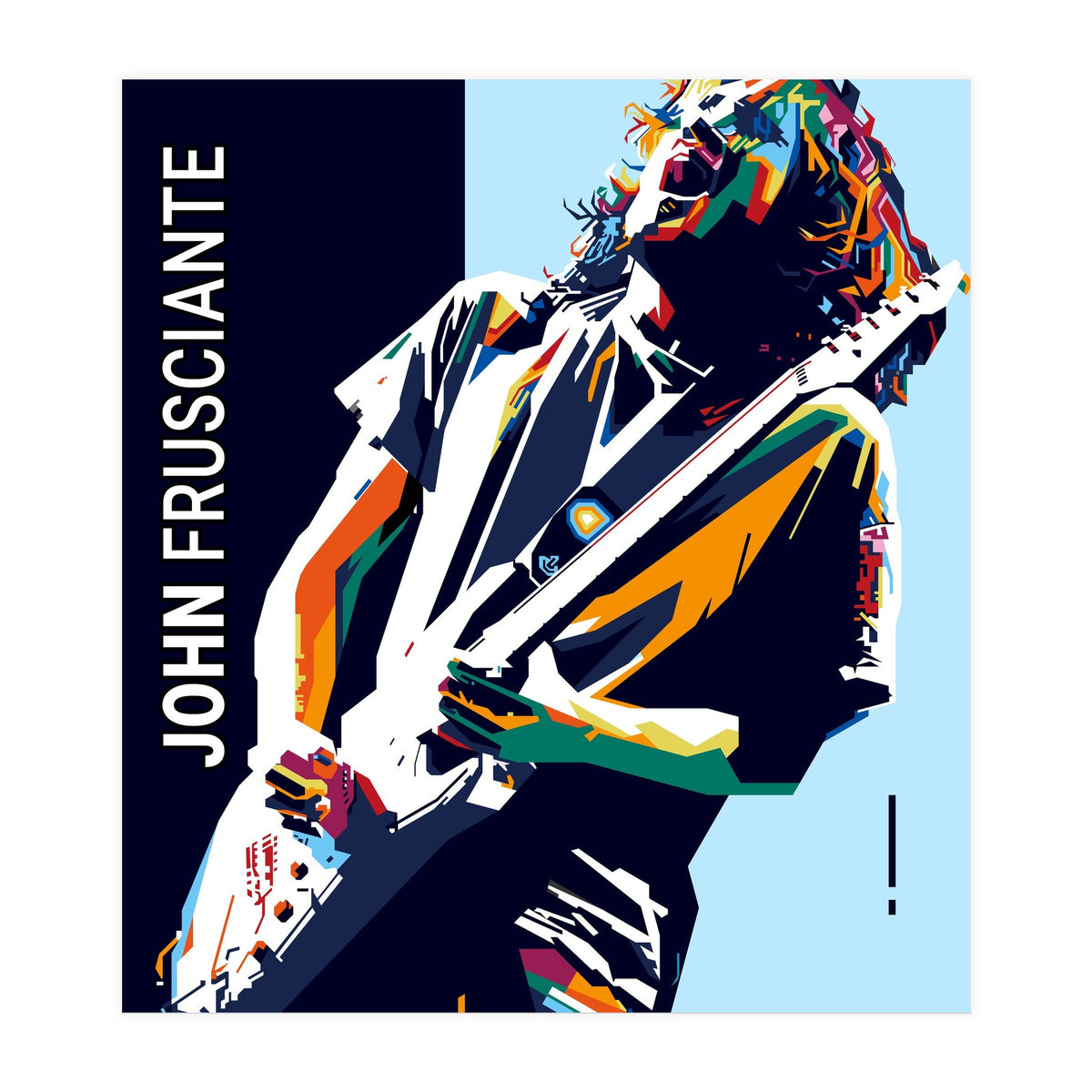 John Frusciante Style WPAP (Print Only)