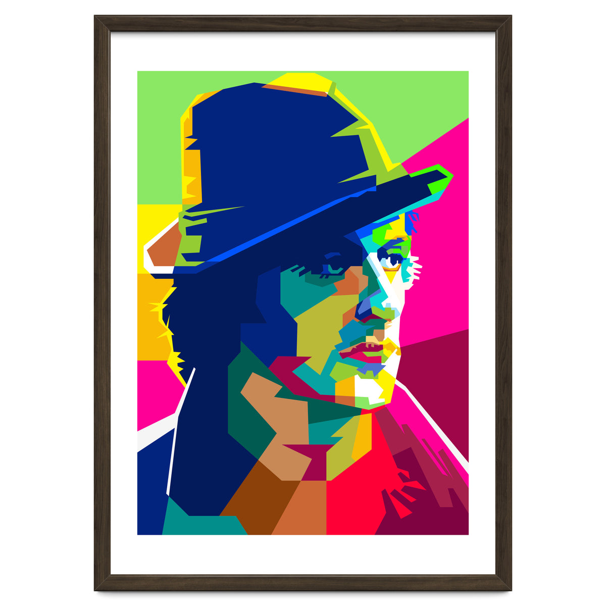 Sylvester Sly Stallone American Actor Pop Art WPAP