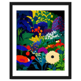 A Beautifully Dark Mind, Botanical Nature Jungle Garden, Eclectic Bohemian Vintage Plants Illustration thumbnail