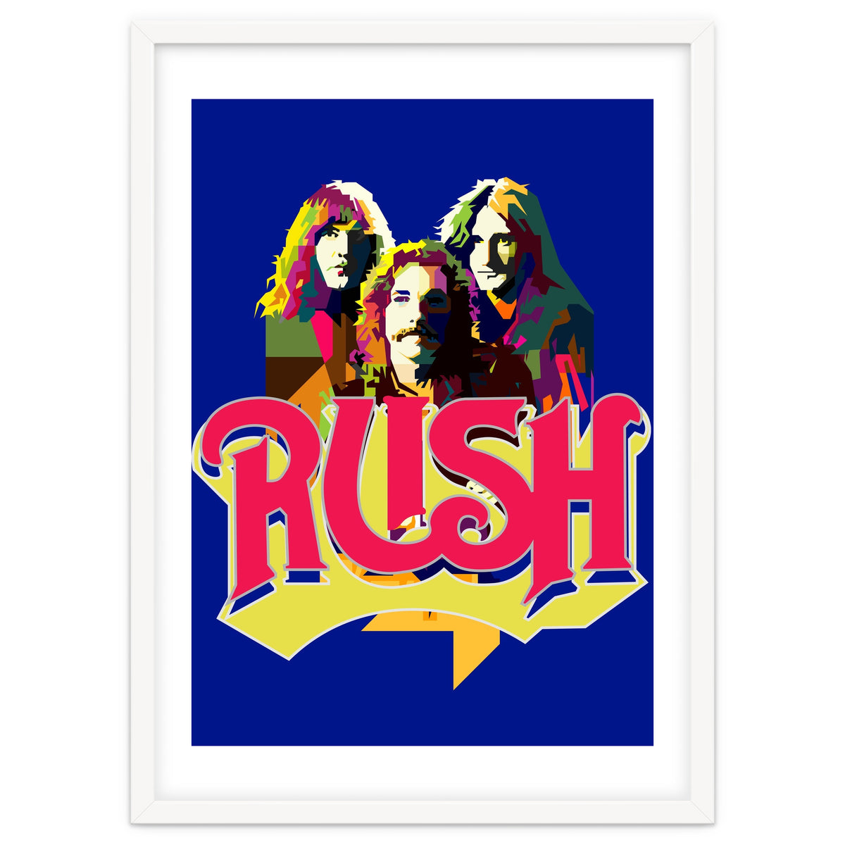 Rush Rock In Rio Pop Art WPAP