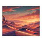 Vintage Chile, Atacama Desert Sunset Poster (Print Only) thumbnail