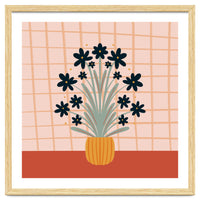 Floral Vase Orange
