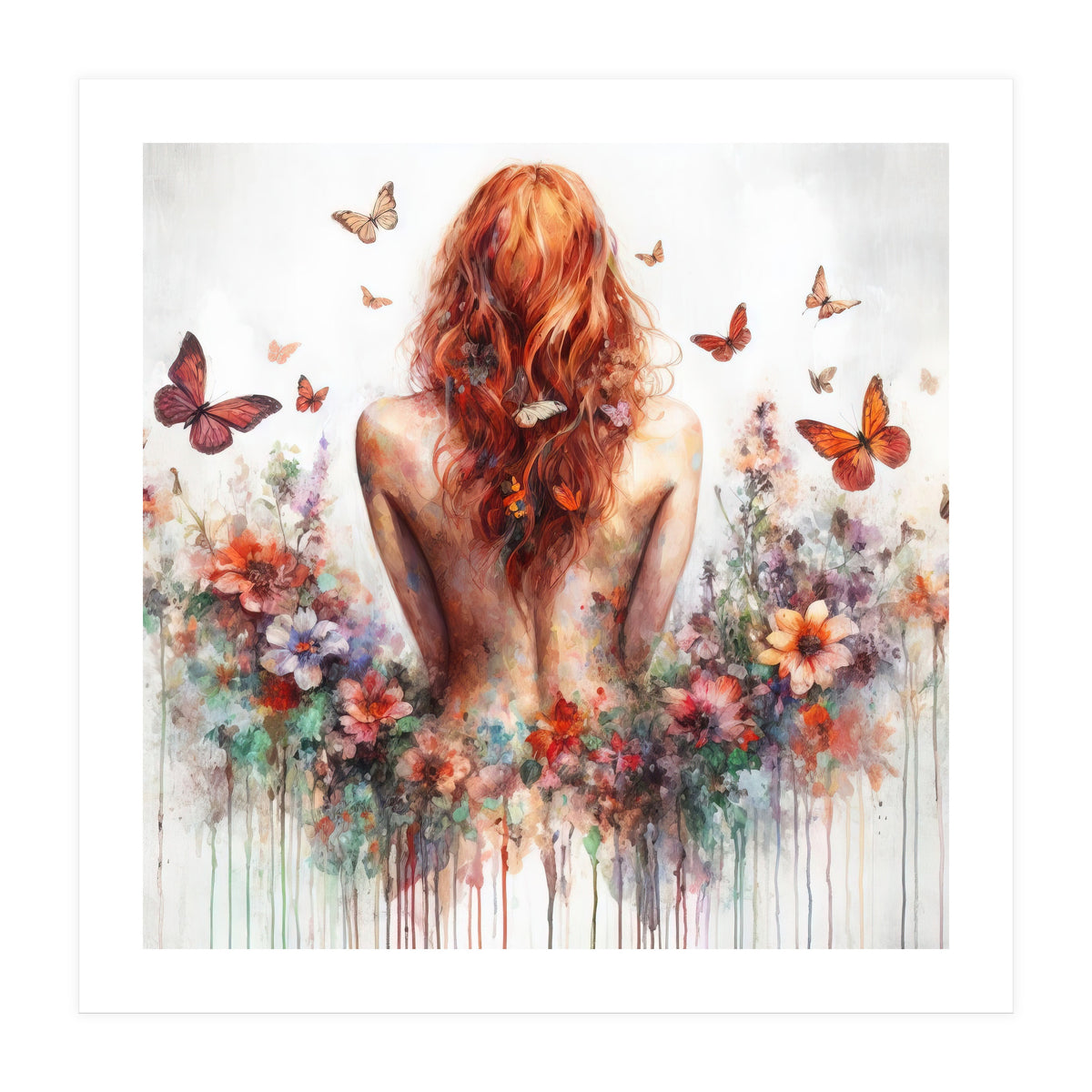 Butterfly Body In Bloom (Print Only)