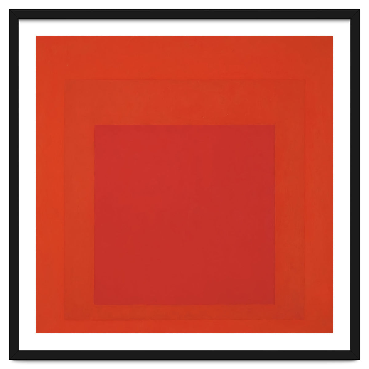 JOSEF ALBERS - HOMAGE TO THE SQUARE RED