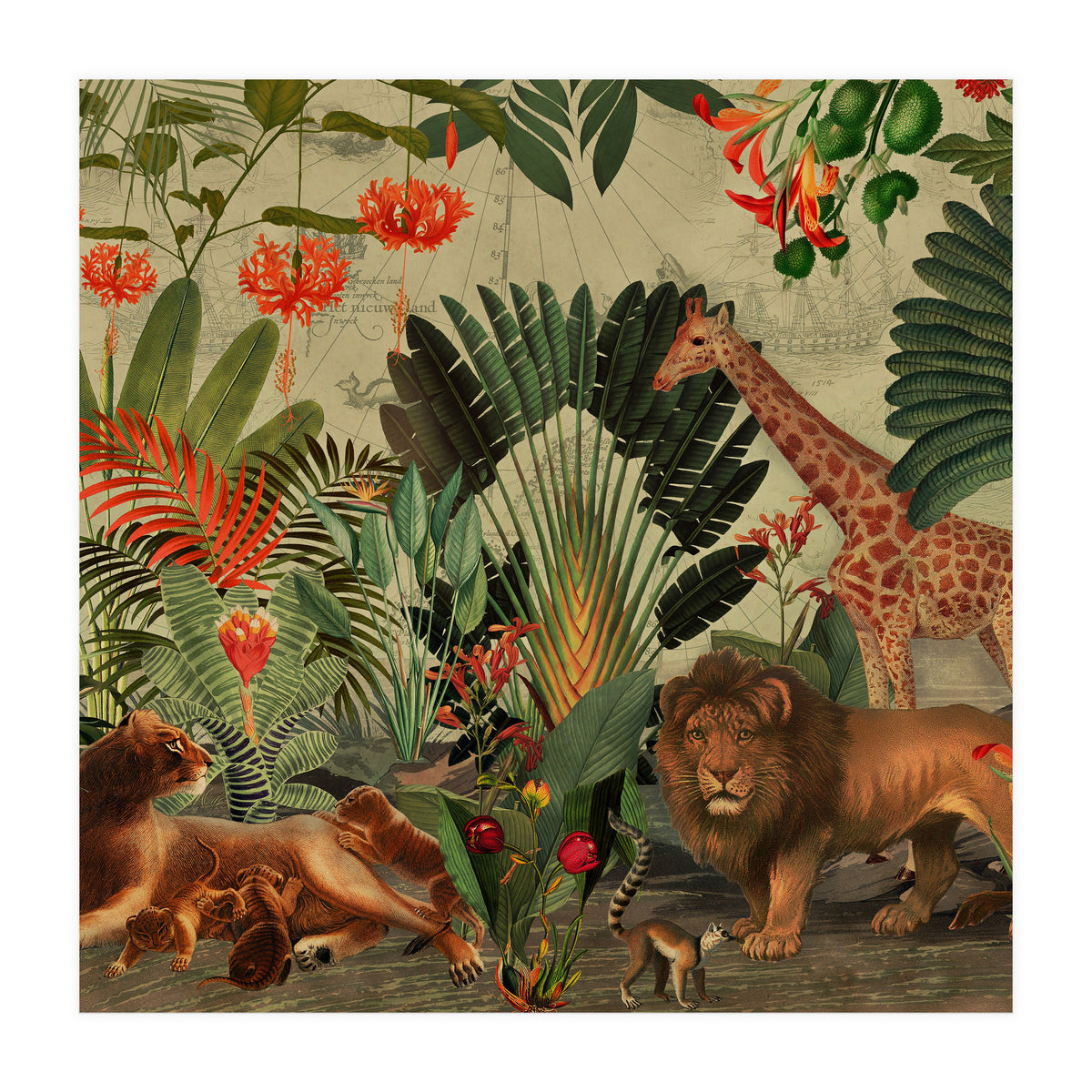 African Jungle Adventure (Print Only)