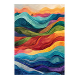 Abstract Rainbow Wave Landscape (Print Only) thumbnail