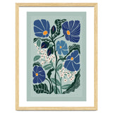 Klimt Flowers Light Blue thumbnail