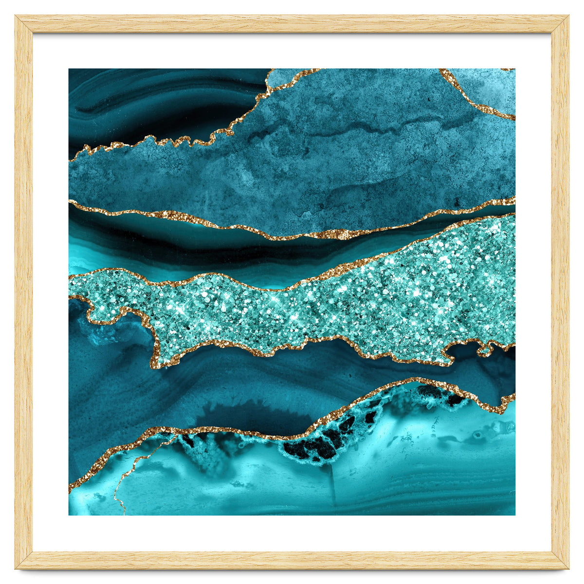 Agate Glitter Ocean Texture 12