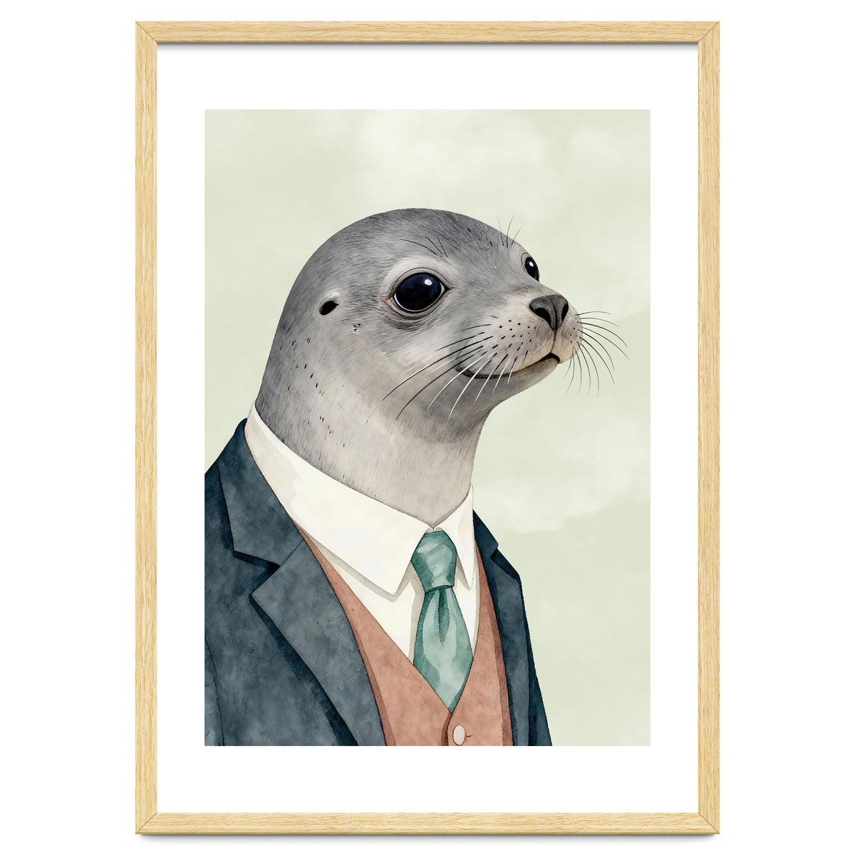 Seal Animal In A Suit