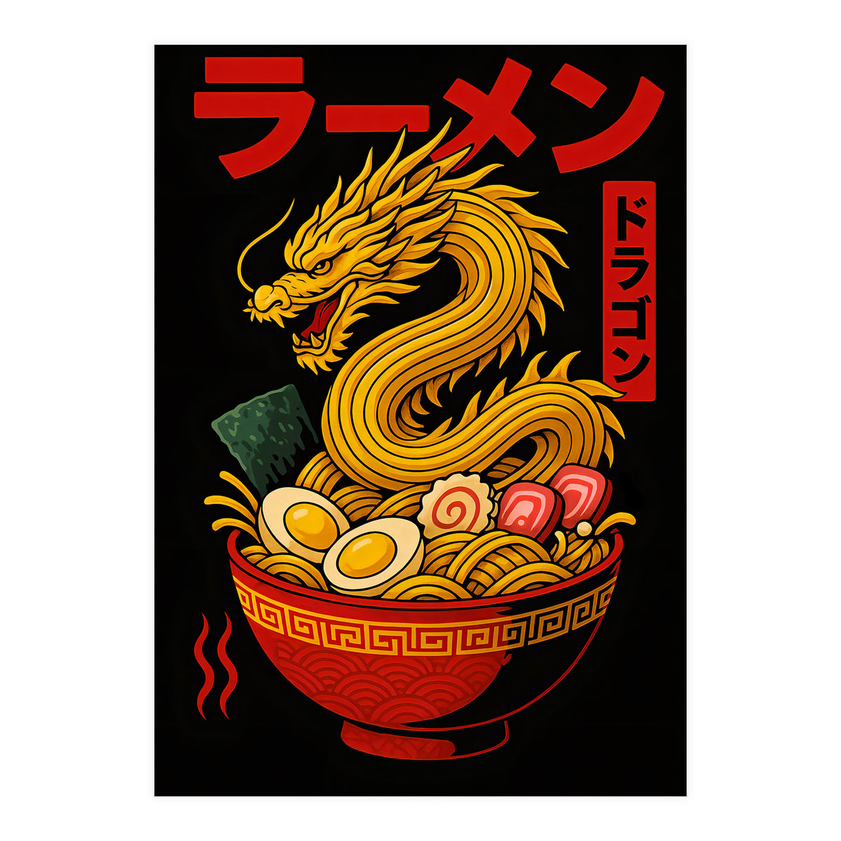 Ramen Dragon Japanese (Print Only)