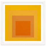 JOSEF ALBERS - HOMAGE TO THE SQUARE YELLOW ORANGE 2. HIGH RESOLUTION thumbnail
