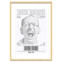 Receipt Art Chester Bennington