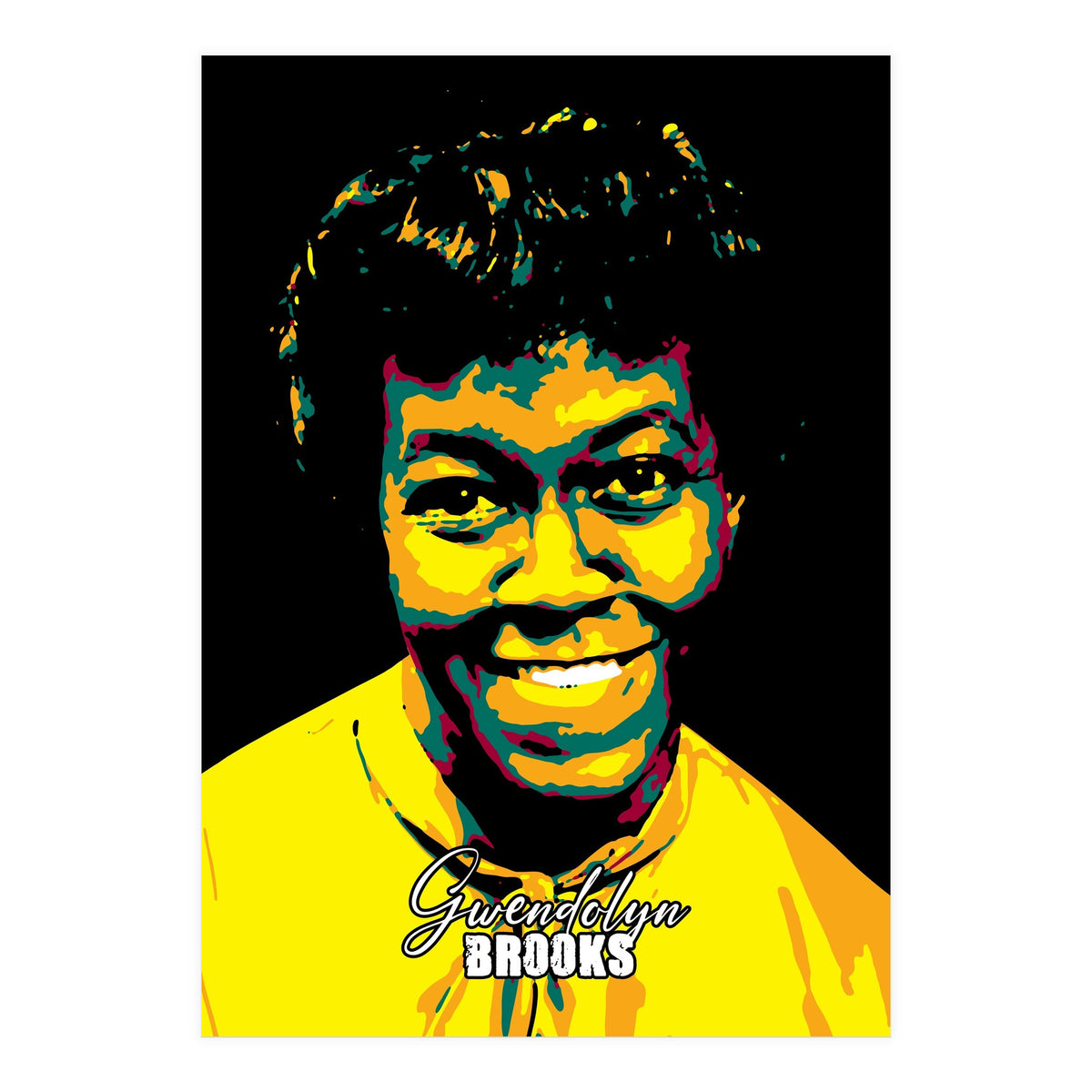 Gwendolyn Brooks American Poet Legend v2 (Print Only)