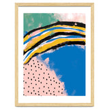 Abstract Pink Blue Dreamy Painting thumbnail