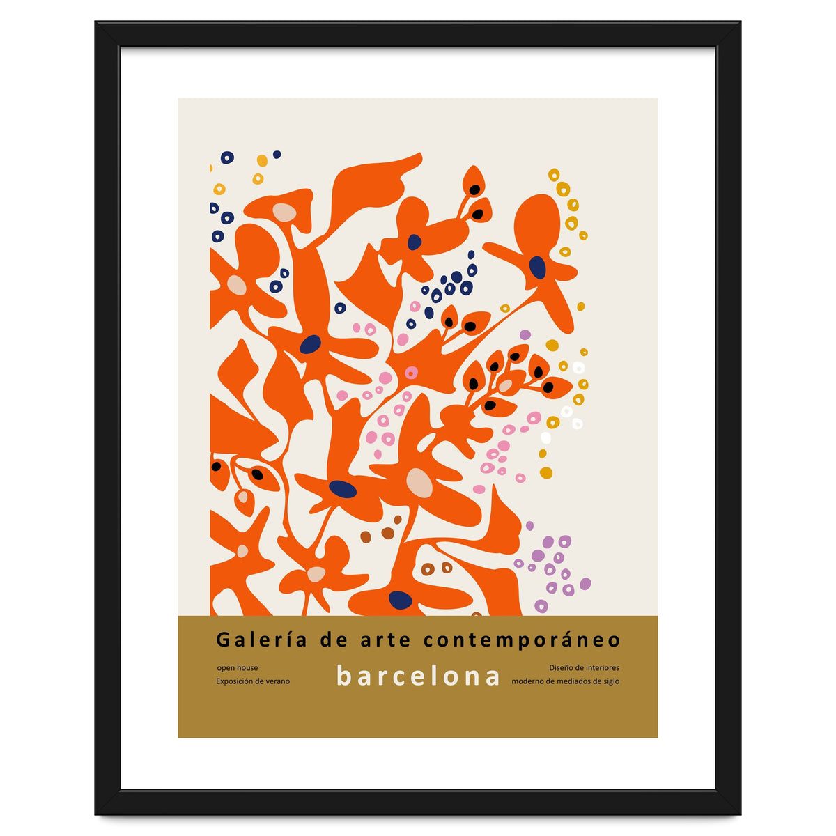 Contemporary art gallery Barcelona design and interior