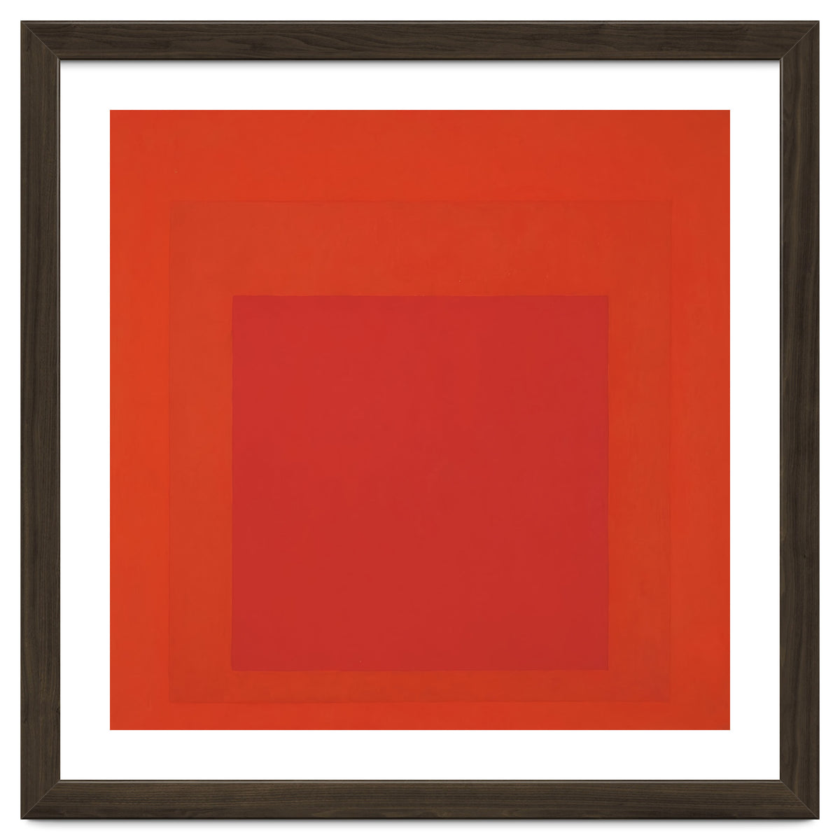JOSEF ALBERS - HOMAGE TO THE SQUARE RED